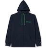 Champion Legacy Neon Spray Powerblend Terry Graphic Full Zip Felpa con Cappuccio, Nero, S Uomo