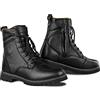 SHIMA Thomson, Scarpe Moto Uomo | Rinforzate Stivali Moto Uomo in Pelle, Supporto alla Caviglia, Suola Antiscivolo, Impugnatura del Cambio (Nero, 42)