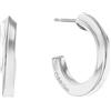 Calvin Klein Orecchini a cerchio da donna Collezione TWISTED RING in Acciaio Inossidabile - 35000310