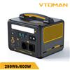 VTOMAN 600W Stazione di alimentazione portatile,299Wh generatore solare LiFePO4