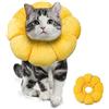 LATRAT Collare di Protezione Regolabile per Gatto e Piccolo Cane - Collaretto Girasole per Recupero e Guarigione delle Ferite Dopo Chirurgia, Taglia S