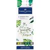 FABER-CASTELL - Goldfaber Aqua Dual Marker Jungle, 6 colori | Pennarelli dual con punta a pennello e pennarello a punta fine, diluibili con acqua, per acquerello e lettering
