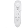 Telecomando Bluetooth Gamepad Wireless Per Scatola VR Android / IOS Pc Bianco
