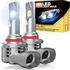 ANTEMOON HB4 9006 LED Lampadine per Fari Auto, 90W 18000LM Canbus 6000K Bianco 12V 24V Abbaglianti e Anabbaglianti, 1:1 Mini Lampada Sostituzione per Alogena e Xeno, 2 Lampadina HB4