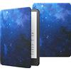 MoKo Custodia Compatibile con Kindle Paperwhite 11ª Generazione 2021 e 2022, Schermo da 6.8, Custodia Protettiva Ultra Sottile Leggera per Lettore Ebook, Cielo Stellato Blu