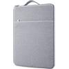 MicaYoung 13-13,3 Pollici Custodia per Portatile Protettiva Borsa Porta PC Impermeabile per MacBook Air 13 M2 M1 A2681 A2337 A2179(2018-2022)/MacBook Pro 13 M2 M1 A2338 A2289(2016-2022), Grigio