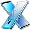 iVoler Cover per Samsung Galaxy S9, Custodia Trasparente per Assorbimento degli Urti con Paraurti in TPU Morbido, Sottile Morbida in Silicone TPU Protettiva Case