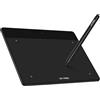 XP-PEN Deco Fun S - Tablet grafico a stilo passivo 8192 livelli, con inclinazione a 60°, 6 x 4 pollici, per dissinuare, imparare a distanza o giocare OSU, nero classico