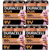 Duracell 16X Duracell 9V Plus (4 Blister Da 4 Batterie) 16 Pile (6LR61/MN1604)