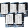 AZDelivery 5 x Shield di Prototipazione Protoshield Mini Breadboard compatibile con Arduino incluso un E-Book!