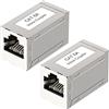 Accoppiatore RJ45 Femmina/Femmina – Connessione Ethernet Per Cat6 Cat5e Cat7 – Confezione Da 2 - 5