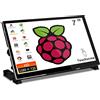 WIMAXIT Raspberry Pi 4 Touchscreen, 7 Pollici Display IPS portatile Raspberry Pi 1024X600IPS con vetro temperato Monitor HDMI USB per Raspberry Pi 5 4 3 2 Zero B+ Modello B Xbox PS4 iOS Windows 7/8/10