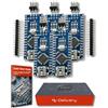 AZDelivery 5 x AZ-NanoV3-Board Mini USB Board ATmega328 5V 16MHz CH340 ATmega328P Micro Controller, CH340G sostituisce FT232RL Incluso E-Book!