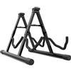 Audibax SGL-042 - Supporto per Chitarra - Supporto da Pavimento per 2 Chitarre - Compatibile con Chitarre acustiche, elettriche e Bassi - Struttura Robusta e Stabile - Accessorio Pieghevole