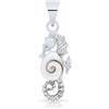 Planetys - Ciondolo Cavallo di Mare Cavalluccio Marino Occhio di Santa Lucia Argento Sterling 925