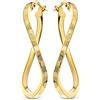 Miore Orecchini Donna Cerchio Oro Giallo 9 Kt / 375