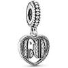 MariaFonte Charm New 2025 Compatibile Tutte Marche Bracciali Collane 60 Anni Compleanno Anniversario Laurea Ciondoli Originale Bead Argento 925 Mamma Portafortuna Cuore Famiglia Natale Donna