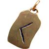 Kiss of Leather - Ciondolo Rotondo Kenaz, in Bronzo, n. 92