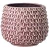 Nordring Vaso Pino - per fiori da interno e piante da interno, piante grasse, cactus, orchidee M (13,5 cm ø), malva, Ceramica Gres
