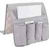 Bkrdty Organizer per divano Antiscivolo portaoggetti per divano 90 * 33 cm 5 tasche Divano Sedia Organizer Supporto per TV Telecomando Riviste Libri Cellulare
