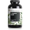 natural elements L-Arginina - 365 capsule vegane - 4500 mg di L-arginina HCL vegetale per dose giornaliera (3750 mg di L-arginina pura) - ad alto dosaggio - prodotta e testata in laboratorio in Germania