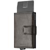 VULKIT Porta carte di credito Rfid Blocking in pelle con striscia magnetica e tasche per banconote Portafoglio da uomo sottile pop-up
