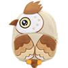 KozyOne Zaino con animali del fumetto, borsa carina per bambini di 3-6 anni, regalo per bambini dell'asilo, Marrone-gufo