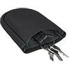 STILORD 'Monty' Borsa Portachiavi Pelle Astuccio Chiave per Uomo Donna Vintage Borsellino Chiavi Auto Casa Custodia Cuoio Genuino, Colore:nero