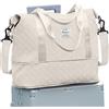 SEAFEW Borsone da Viaggio,Bagaglio a Mano 40x20x25 Ryanair Borsa da Viaggio Espandibile, Borsa da Cabina Ryanair 40x30x20 Borsa Sportiva Borsone da Palestra Borsa da Weekend per Donna e Uomo,B5-beige