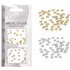 Estrosa Circle 3 mm Borchie Metal Studs