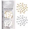 Estrosa Square 4 mm Borchie Metal Studs
