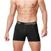 Lowbangge Boxer Uomo Cotone - Mutande Uomo 6 Pezzi Gamba Lunga, Traspiranti e No Stress per Sport e Tempo Libero