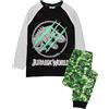 Jurassic World Pigiama Boys Bambini Camo T-Shirt Shorts o Pantaloni Opzioni 11-12 Anni