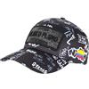 SKR Berretto Plata o Plomo nero e grigio strass Streetwear Colombia Baseball - Unisex Nero taglia unica