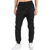 ITALYMORN Joggers Pants Uomo Pantaloni Sportivi Cavallo Basso Jogging Cotone Tuta (S, Scuro Grigio Verde)