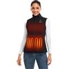 ORORO Gilet Pile Riscaldato Donna con Power Bank, Gilet Termico Elettrico per Donna come Strato Base - Caricatore non Incluso (Nero Neutro, M)