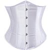 Kelvry Corsetto sottoseno da donna in raso con lacci Plus Size S-6XL