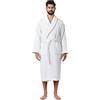 Ladeheid Accappatoio Uomo in Spugna di Cotone LA40-226 (Bianco (P01), S)