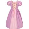 Lito Angels Vestito Costume Principessa Long Hair Princess per Bambina, Taglia 3-4 anni, Manica Corta (Etichetta in Tessuto 100)