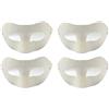 ICE TOYS 4 Maschere bianche da personalizzare per carnevale halloween feste eventi per scuola fai da te (Forma 6)