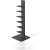 ZStyle BBB ITALIA Libreria SAPIENS a colonna verticale scaffale autoportante con ripiani (97 cm, Antracite)