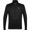 SALEWA Puez Polarlite Half Zip Fleece Men, black out, M