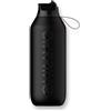Generico Chilly Serie 2 FLIP Black 500 ml Bottiglia in Acciaio Inox Senza BPA. Riutilizzabile.