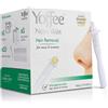 Yoffee Original Nose Wax Kit - Cera d'Api Biologica 100 g Ceretta per Peli del Naso e delle Orecchie -Uomo/Donna- Sicura - Veloce - Indolore -10 Applicatori Riciclabili-Made in Spain