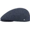 LIERYS Coppola Shetland Gatsby Donna/Uomo - Made in Italy Cappellino Lana Cappello Piatto Autunno/Inverno - 60 cm Blu