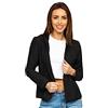 BOLF Donna Giacca di transizione Piumino trapuntato Stile casual Elegante Primaverile leggera Sportiva Moderna HD141 Nero L [D4D]