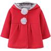 Verve Jelly Neonata Adorabile Orecchio Cappotto invernale caldo Felpa con cappuccio per neonato Giacca calda Mantello Capispalla