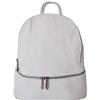 Bottega Carele Zaino Donna in vera pelle made in Italy BC714 (Bianco)