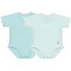J BIMBI Pack 2 Pezzi Body Neonato 4 Season 0-36 Mesi (Verde Acqua)
