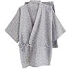 ZEALMAX Kimono Giapponese Camicia e Pantaloni da Uomo, in Cotone e Lino Lounge Set Spa Accappatoio, Stile 1, Multicolore, Taglia Unica